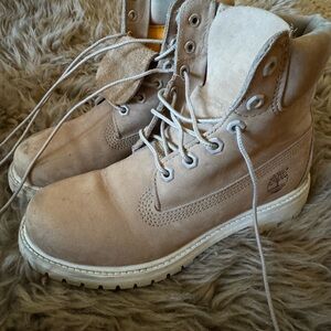Timberland Men's Light Brown Lace-Up Boots